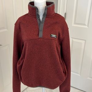 LL Bean 3/4 pull over